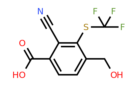 1807308-39-9 | 2-Cyano-4-hydroxymethyl-3-(trifluoromethylthio)benzoic acid