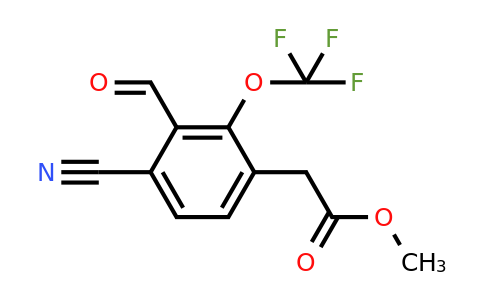 1807308-85-5 | Methyl 4-cyano-3-formyl-2-(trifluoromethoxy)phenylacetate