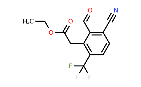 1807309-39-2 | Ethyl 3-cyano-2-formyl-6-(trifluoromethyl)phenylacetate