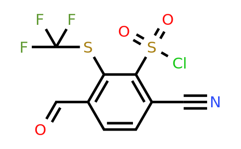 1807309-47-2 | 6-Cyano-3-formyl-2-(trifluoromethylthio)benzenesulfonylchloride