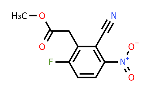 1807309-71-2 | Methyl 2-cyano-6-fluoro-3-nitrophenylacetate