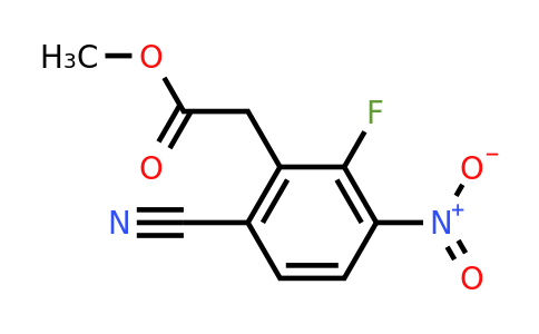 1807309-77-8 | Methyl 6-cyano-2-fluoro-3-nitrophenylacetate