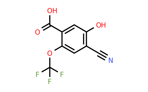 1807310-94-6 | 4-Cyano-5-hydroxy-2-(trifluoromethoxy)benzoic acid