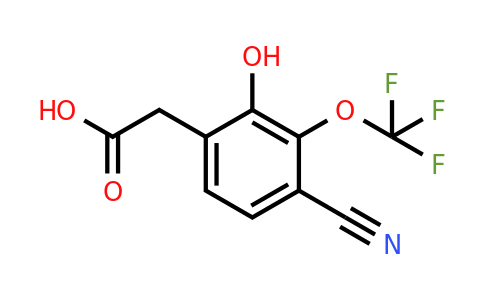 1807311-01-8 | 4-Cyano-2-hydroxy-3-(trifluoromethoxy)phenylacetic acid