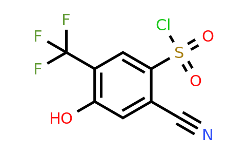 1807311-06-3 | 2-Cyano-4-hydroxy-5-(trifluoromethyl)benzenesulfonylchloride