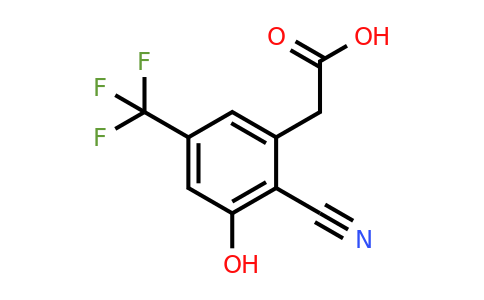 1807311-11-0 | 2-Cyano-3-hydroxy-5-(trifluoromethyl)phenylacetic acid