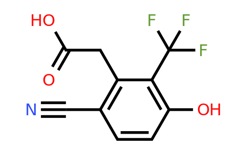 1807311-14-3 | 6-Cyano-3-hydroxy-2-(trifluoromethyl)phenylacetic acid