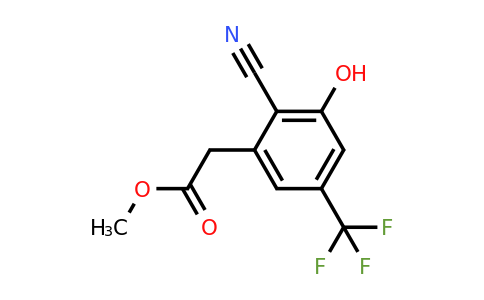 1807311-17-6 | Methyl 2-cyano-3-hydroxy-5-(trifluoromethyl)phenylacetate