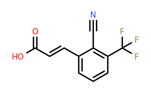 1807311-36-9 | 2-Cyano-3-(trifluoromethyl)cinnamic acid