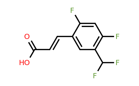 1807311-61-0 | 2,4-Difluoro-5-(difluoromethyl)cinnamic acid