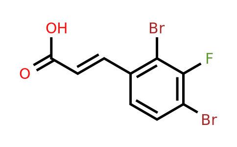 1807312-45-3 | 2,4-Dibromo-3-fluorocinnamic acid