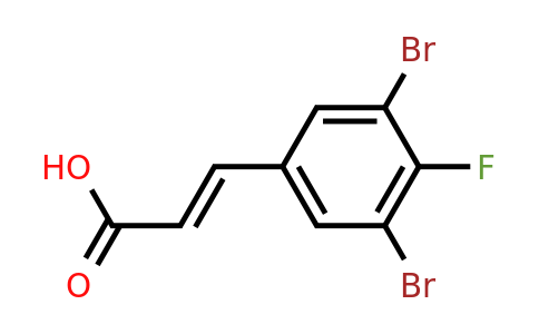 1807312-50-0 | 3,5-Dibromo-4-fluorocinnamic acid