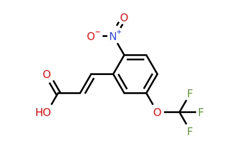 1807312-51-1 | 2-Nitro-5-(trifluoromethoxy)cinnamic acid