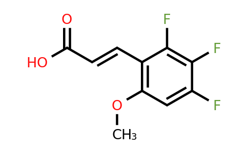 1807312-53-3 | 6-Methoxy-2,3,4-trifluorocinnamic acid