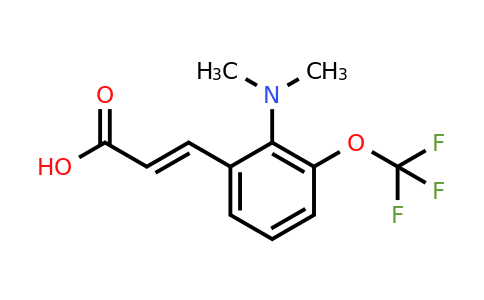 1807315-30-5 | 2-Dimethylamino-3-(trifluoromethoxy)cinnamic acid