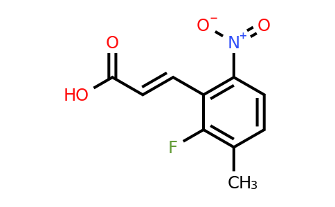 1807318-21-3 | 2-Fluoro-3-methyl-6-nitrocinnamic acid
