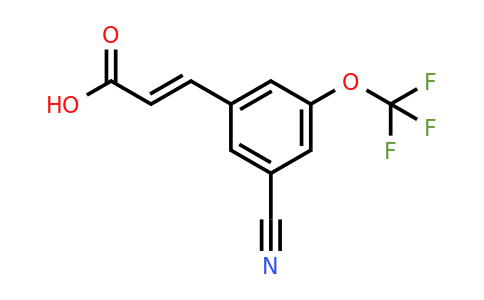 1807318-33-7 | 3-Cyano-5-(trifluoromethoxy)cinnamic acid