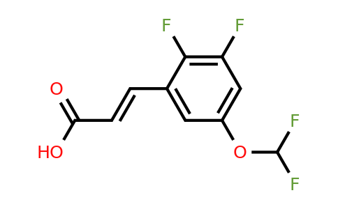 1807322-60-6 | 2,3-Difluoro-5-(difluoromethoxy)cinnamic acid