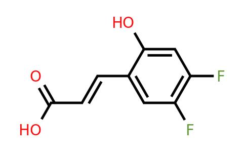 1807322-72-0 | 4,5-Difluoro-2-hydroxycinnamic acid