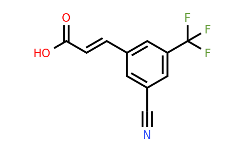 1807329-75-4 | 3-Cyano-5-(trifluoromethyl)cinnamic acid