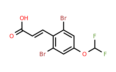 1807329-79-8 | 2,6-Dibromo-4-(difluoromethoxy)cinnamic acid