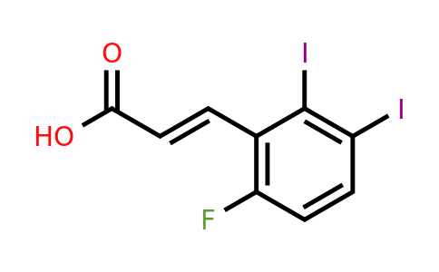 1807329-80-1 | 2,3-Diiodo-6-fluorocinnamic acid
