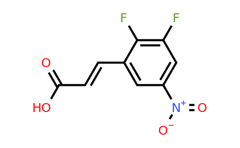 1807331-48-1 | 2,3-Difluoro-5-nitrocinnamic acid