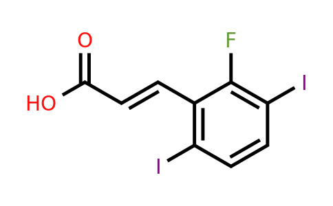 1807331-52-7 | 3,6-Diiodo-2-fluorocinnamic acid