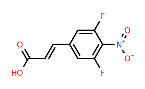 1807331-61-8 | 3,5-Difluoro-4-nitrocinnamic acid