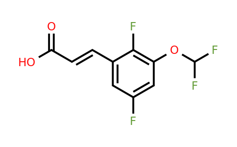 1807331-77-6 | 2,5-Difluoro-3-(difluoromethoxy)cinnamic acid