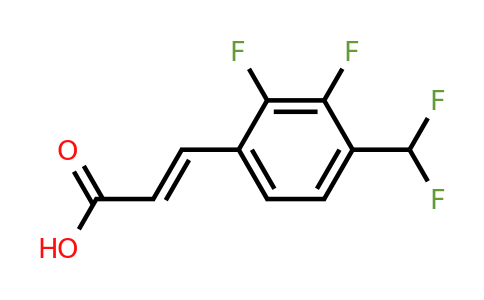 1807333-82-9 | 2,3-Difluoro-4-(difluoromethyl)cinnamic acid