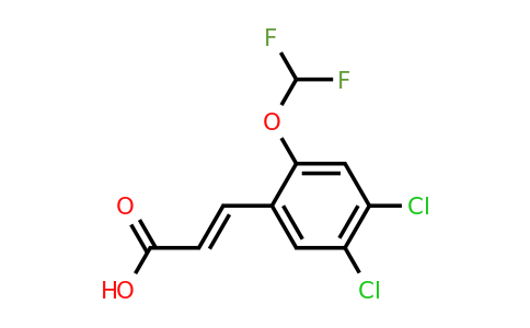 1807333-85-2 | 4,5-Dichloro-2-(difluoromethoxy)cinnamic acid