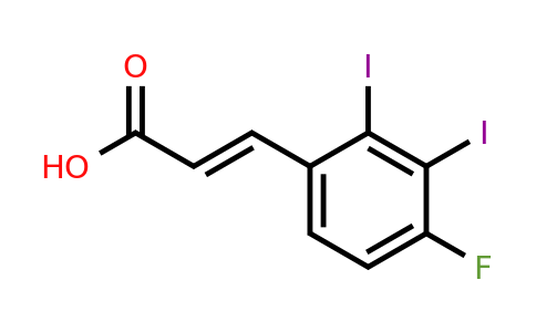 1807334-95-7 | 2,3-Diiodo-4-fluorocinnamic acid