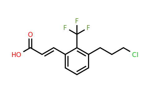 1807335-04-1 | 3-(3-Chloropropyl)-2-(trifluoromethyl)cinnamic acid