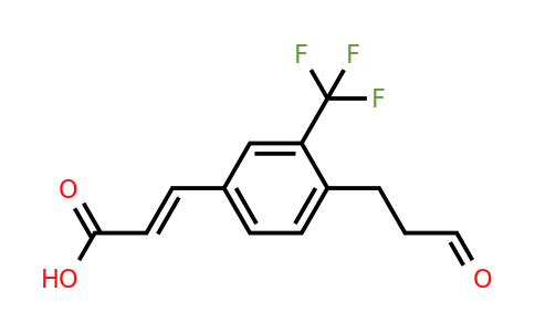 1807340-85-7 | 4-(3-Oxopropyl)-3-(trifluoromethyl)cinnamic acid