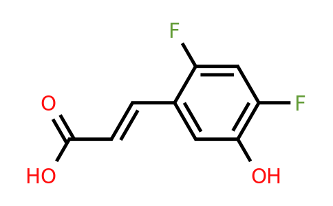 1807340-89-1 | 2,4-Difluoro-5-hydroxycinnamic acid