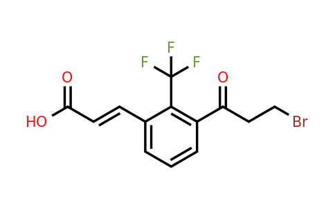 1807341-06-5 | 3-(3-Bromopropanoyl)-2-(trifluoromethyl)cinnamic acid