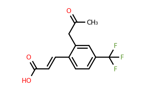 1807348-71-5 | 2-(2-Oxopropyl)-4-(trifluoromethyl)cinnamic acid