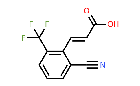 1807348-93-1 | 2-Cyano-6-(trifluoromethyl)cinnamic acid