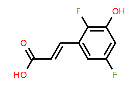 1807354-14-8 | 2,5-Difluoro-3-hydroxycinnamic acid