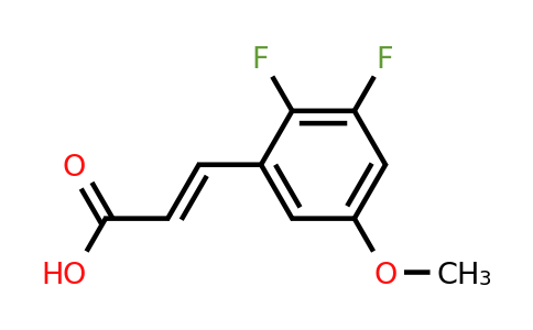 1807359-61-0 | 2,3-Difluoro-5-methoxycinnamic acid