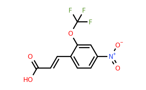 1807369-58-9 | 4-Nitro-2-(trifluoromethoxy)cinnamic acid