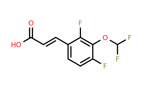 1807370-53-1 | 2,4-Difluoro-3-(difluoromethoxy)cinnamic acid