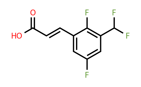 1807370-56-4 | 2,5-Difluoro-3-(difluoromethyl)cinnamic acid