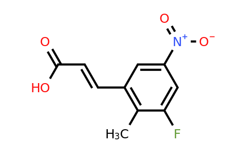 1807381-40-3 | 3-Fluoro-2-methyl-5-nitrocinnamic acid