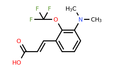 1807381-73-2 | 3-Dimethylamino-2-(trifluoromethoxy)cinnamic acid