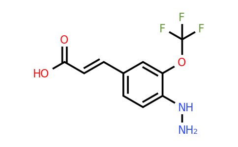 1807383-11-4 | 4-Hydrazinyl-3-(trifluoromethoxy)cinnamic acid