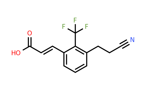 1807383-95-4 | 3-(2-Cyanoethyl)-2-(trifluoromethyl)cinnamic acid