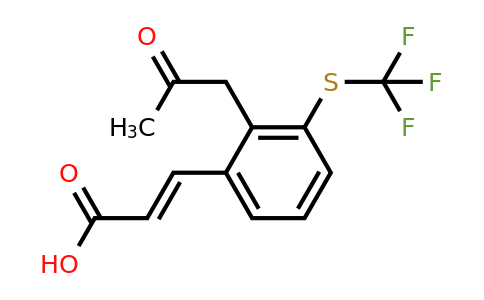 1807384-18-4 | 2-(2-Oxopropyl)-3-(trifluoromethylthio)cinnamic acid
