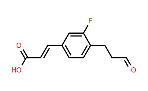 1807387-02-5 | 3-Fluoro-4-(3-oxopropyl)cinnamic acid